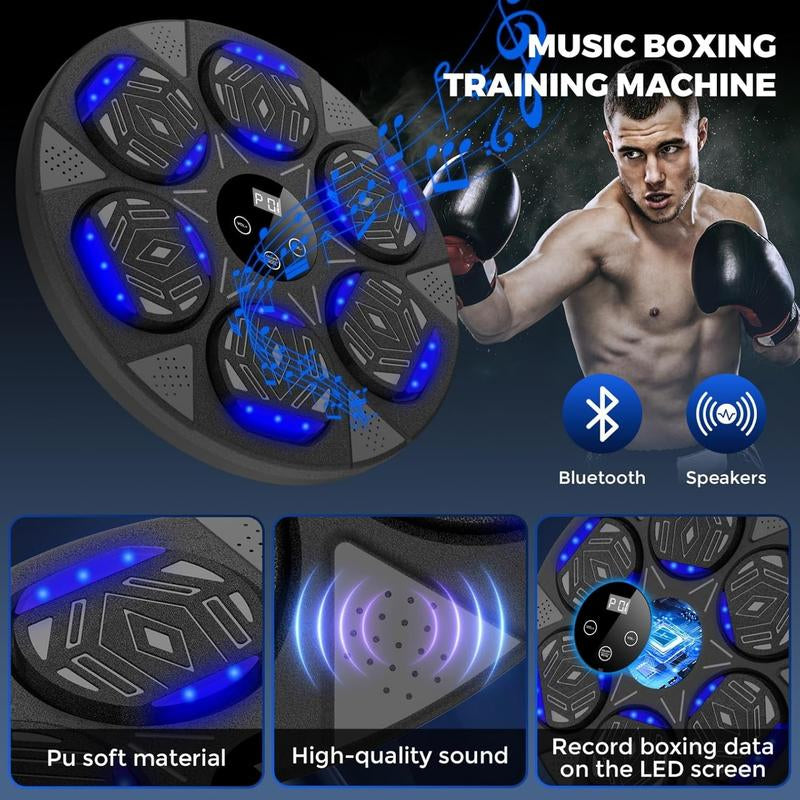 2025 New Boxing , Boxing Mount for Kids Adult, Bluetooth Boxing Traineing with Boxing Gloves, Boxing Workout Equipment Target for Home,Parent-Child Games, Office, Gym (Upgrade2.0) Boxing Gloves Boxing Equipment Convenient Attachment Boxing Machine