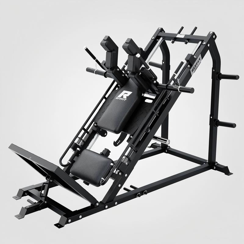 Ritfit GAZELLE PRO 3-In-1 Leg Press and Hack Squat Machine for Comprehensive Lower Body Workout