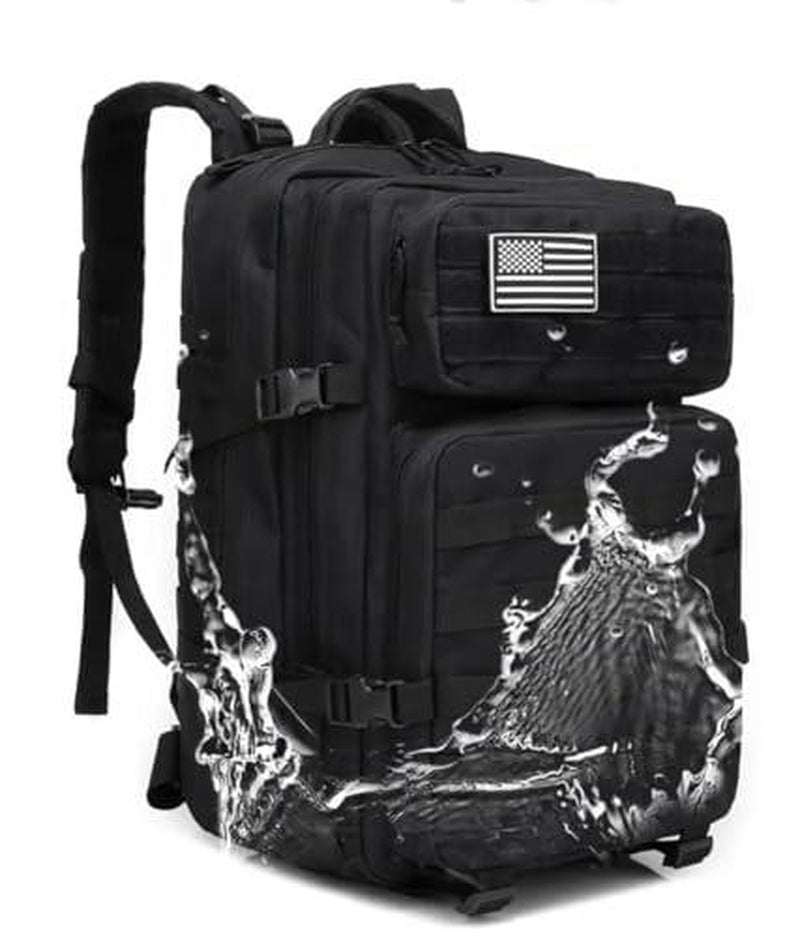 Fifarise 900D Oxford Military Tactical Backpack with MOLLE System, 45L Capacity, Padded Shoulder Straps, and Adjustable Waist Straps