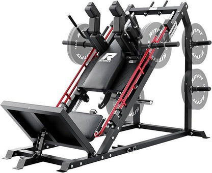 Ritfit GAZELLE PRO 3-In-1 Leg Press and Hack Squat Machine for Comprehensive Lower Body Workout