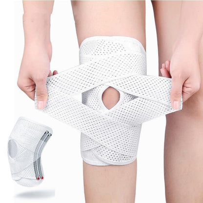 Knee Brace with Side Stabilizers, Professional Knee Compression Support Brace for Men Women, Adjustable Knee Wrap with Patella Pad, Relief Pain for Meniscus Tear ACL MCL Arthritis Injuries (Black, XL)