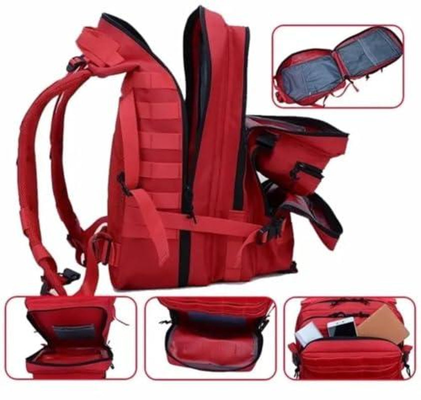 Fifarise 900D Oxford Military Tactical Backpack with MOLLE System, 45L Capacity, Padded Shoulder Straps, and Adjustable Waist Straps