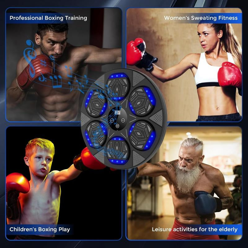 2025 New Boxing , Boxing Mount for Kids Adult, Bluetooth Boxing Traineing with Boxing Gloves, Boxing Workout Equipment Target for Home，Parent-Child Games, Office, Gym (Upgrade2.0) Boxing Gloves Boxing Equipment Convenient Attachment Boxing Machine