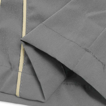 Loose Sports Pants Men'S Trousers Grey Side Stripes with Gold Accent Stripe Comfortable Design Athleisure Style Bottoms Athletic Bottoms Gymwear